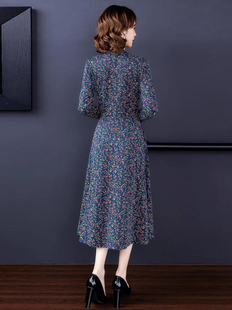 European & American Autumn and Winter Middle-Aged Lady Long Skirt