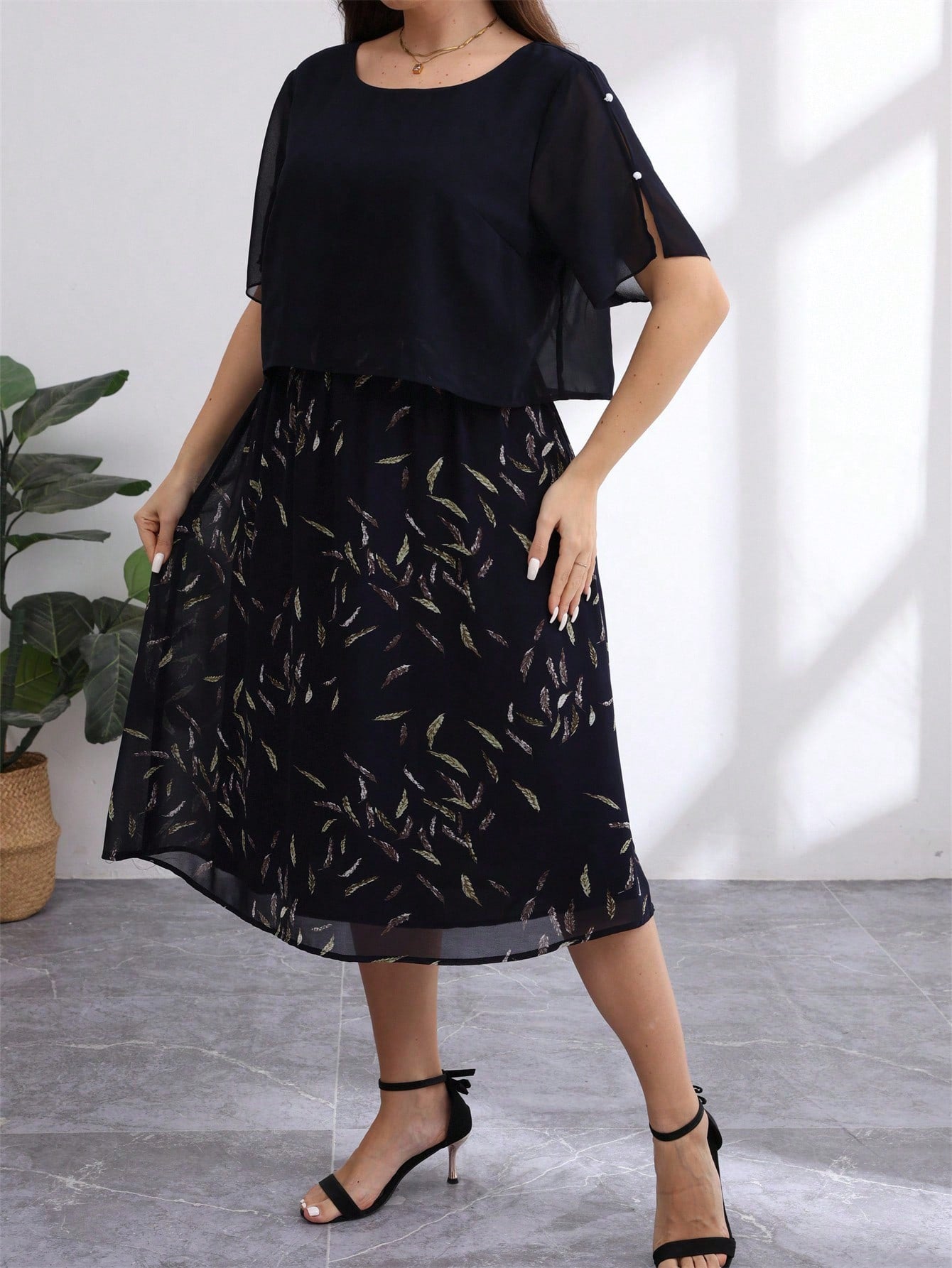 European and American  Autumn and Summer New Cross-Border Dress