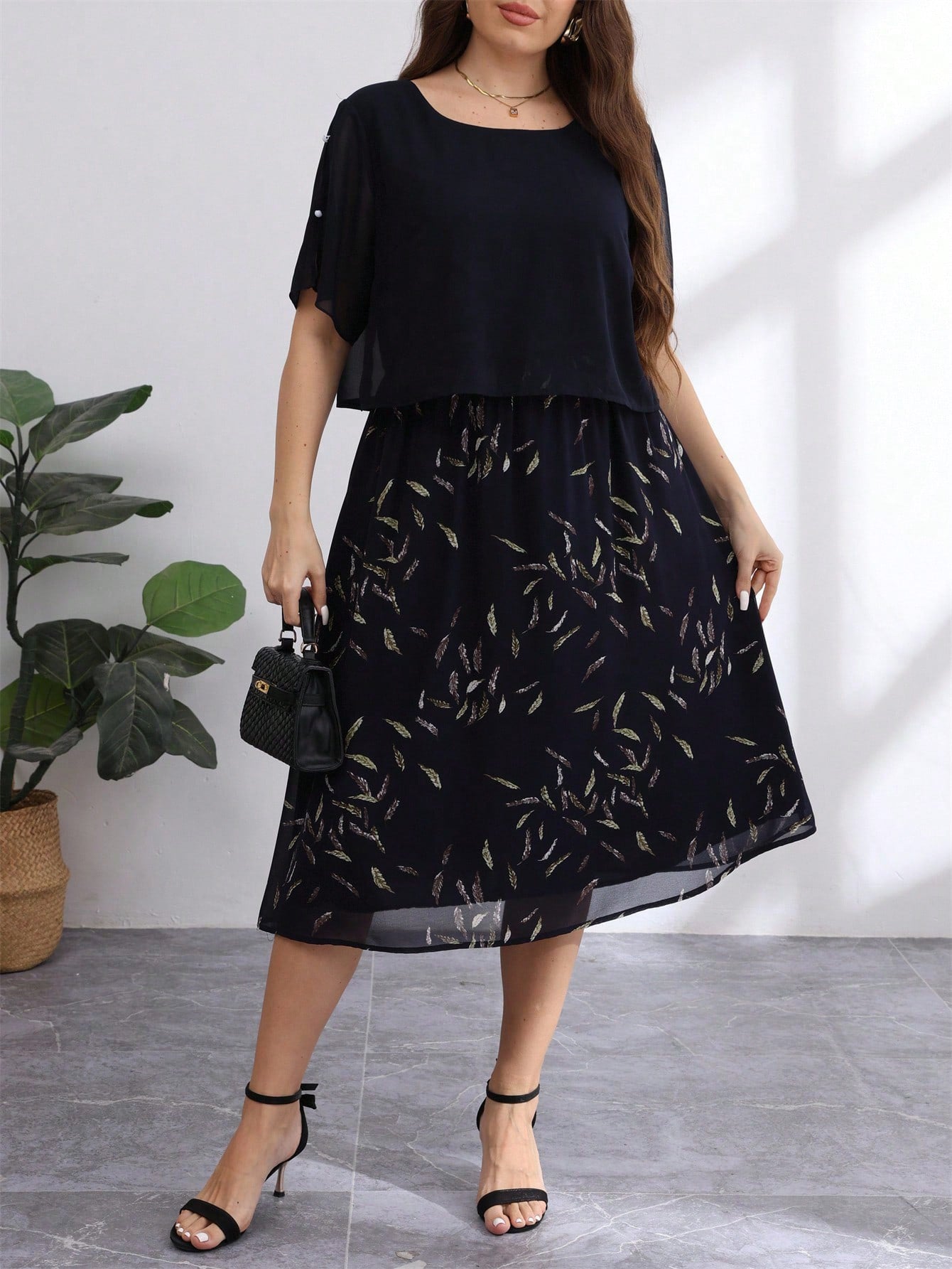 European and American  Autumn and Summer New Cross-Border Dress