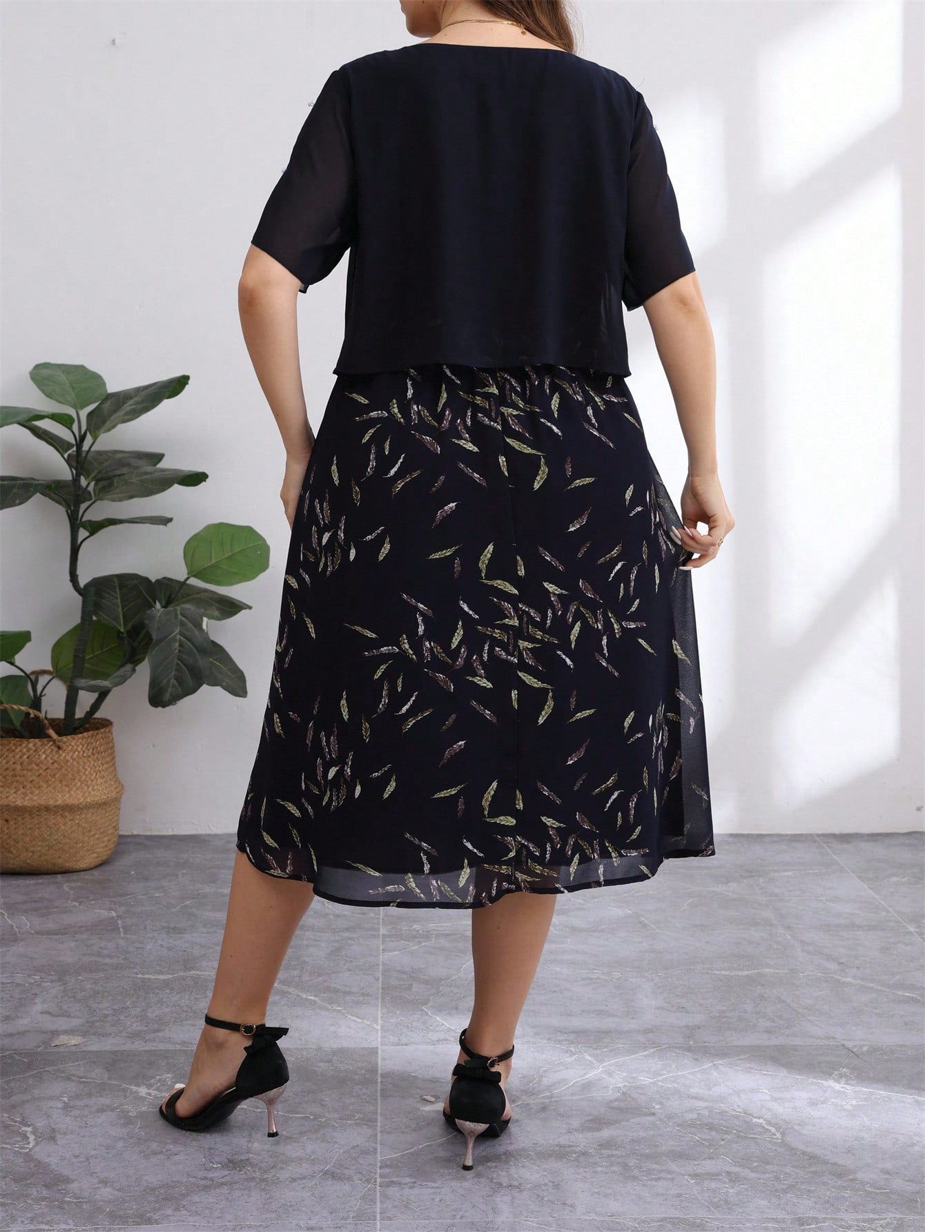 European and American  Autumn and Summer New Cross-Border Dress